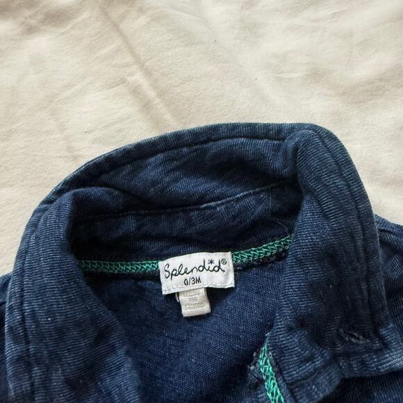 Bundle Boys Newborn 3M Smocked Outfit One Piece Super Soft Splendid Starting Out - Picture 3 of 7